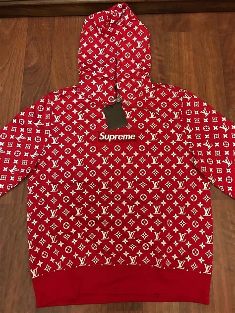 cover supreme lv|supreme x louis vuitton hoodie.